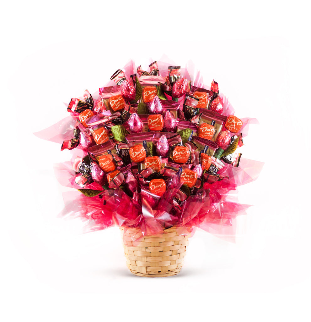 Pretty In Pink Candy Bouquet – AC Bouquet