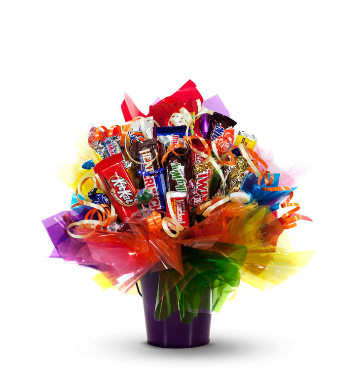 Mothers Day Gift Basket Candy Bouquet chocolate/Candies, Birthday